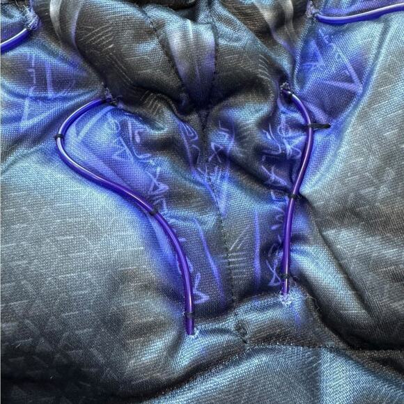 MARVEL RUBIE’S Black Panther Costume Size 10-12 years Battery operated light up - Picture 7 of 13